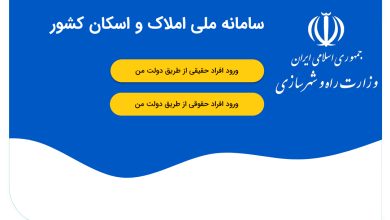 ثبت کد پستی در سامانه املاک